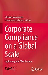 eBook (pdf) Corporate Compliance on a Global Scale de 