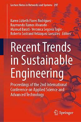 Fester Einband Recent Trends in Sustainable Engineering von 