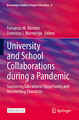 Couverture cartonnée University and School Collaborations during a Pandemic de 