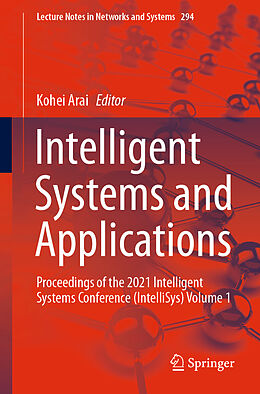 Kartonierter Einband Intelligent Systems and Applications von 
