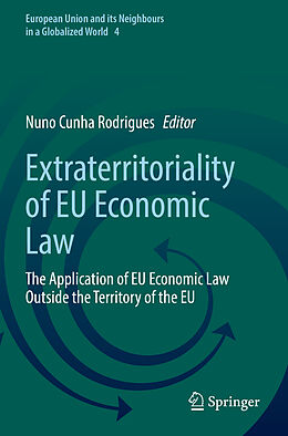 Couverture cartonnée Extraterritoriality of EU Economic Law de 