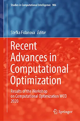 Fester Einband Recent Advances in Computational Optimization von 