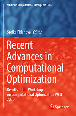 Kartonierter Einband Recent Advances in Computational Optimization von 