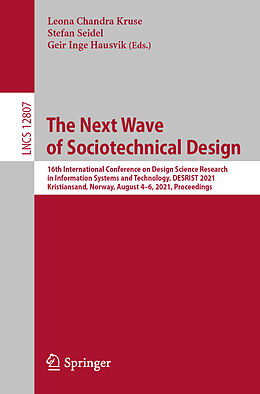 Kartonierter Einband The Next Wave of Sociotechnical Design von 