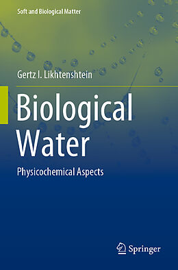 Couverture cartonnée Biological Water de Gertz I. Likhtenshtein