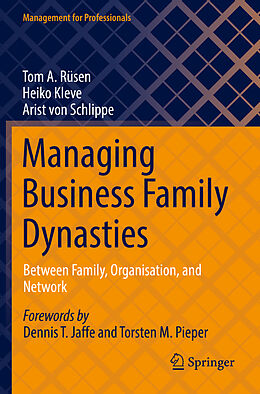 Kartonierter Einband Managing Business Family Dynasties von Tom A. Rüsen, Arist Von Schlippe, Heiko Kleve