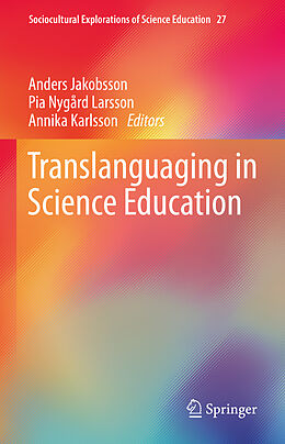 Livre Relié Translanguaging in Science Education de 