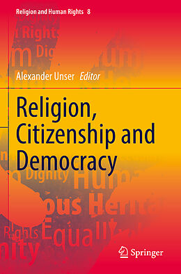 Couverture cartonnée Religion, Citizenship and Democracy de 