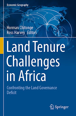 Couverture cartonnée Land Tenure Challenges in Africa de 