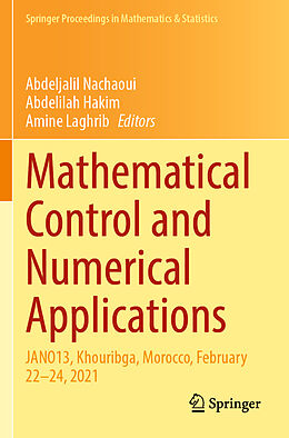 Kartonierter Einband Mathematical Control and Numerical Applications von 
