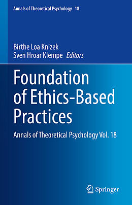 Livre Relié Foundation of Ethics-Based Practices de 