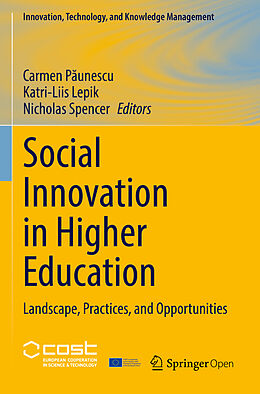 Couverture cartonnée Social Innovation in Higher Education de 