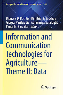 Kartonierter Einband Information and Communication Technologies for Agriculture Theme II: Data von 