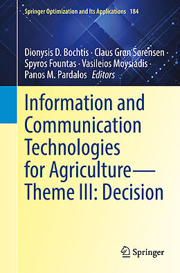 Fester Einband Information and Communication Technologies for Agriculture Theme III: Decision von 