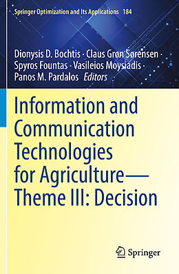 Kartonierter Einband Information and Communication Technologies for Agriculture Theme III: Decision von 