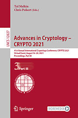 eBook (pdf) Advances in Cryptology - CRYPTO 2021 de 