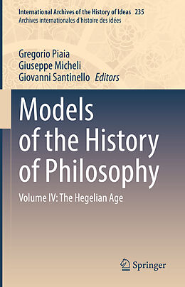 Livre Relié Models of the History of Philosophy de 