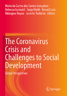 Couverture cartonnée The Coronavirus Crisis and Challenges to Social Development de 