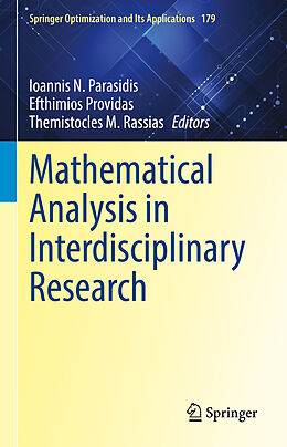 Fester Einband Mathematical Analysis in Interdisciplinary Research von 