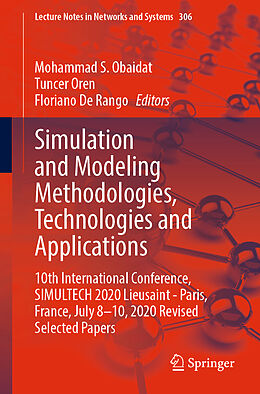 Couverture cartonnée Simulation and Modeling Methodologies, Technologies and Applications de 