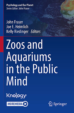 Couverture cartonnée Zoos and Aquariums in the Public Mind de 