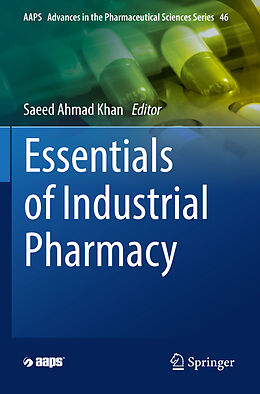 Couverture cartonnée Essentials of Industrial Pharmacy de 