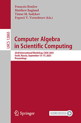 Kartonierter Einband Computer Algebra in Scientific Computing von 