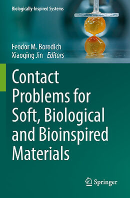 Couverture cartonnée Contact Problems for Soft, Biological and Bioinspired Materials de 