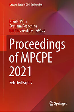 Fester Einband Proceedings of MPCPE 2021 von 