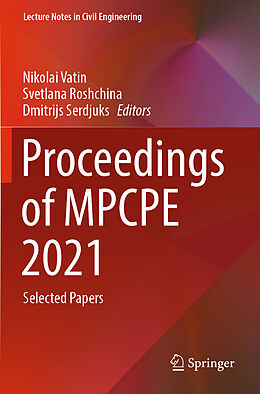 Kartonierter Einband Proceedings of MPCPE 2021 von 
