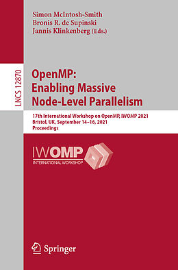Kartonierter Einband OpenMP: Enabling Massive Node-Level Parallelism von 