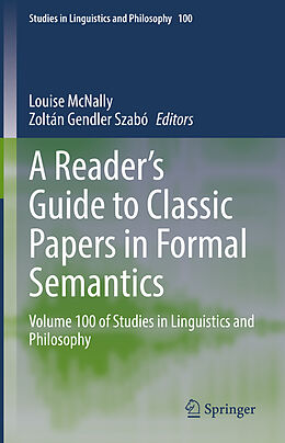 Livre Relié A Reader's Guide to Classic Papers in Formal Semantics de 