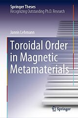 eBook (pdf) Toroidal Order in Magnetic Metamaterials de Jannis Lehmann
