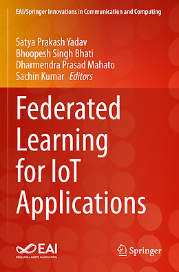 Couverture cartonnée Federated Learning for IoT Applications de 