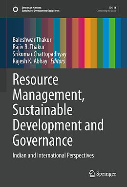Fester Einband Resource Management, Sustainable Development and Governance von 