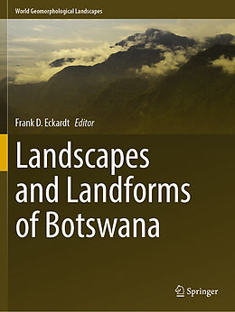 Couverture cartonnée Landscapes and Landforms of Botswana de 