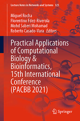 Couverture cartonnée Practical Applications of Computational Biology & Bioinformatics, 15th International Conference (PACBB 2021) de 