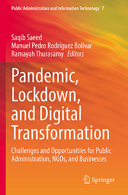 Couverture cartonnée Pandemic, Lockdown, and Digital Transformation de 