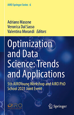 Fester Einband Optimization and Data Science: Trends and Applications von 