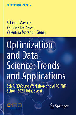 Kartonierter Einband Optimization and Data Science: Trends and Applications von 