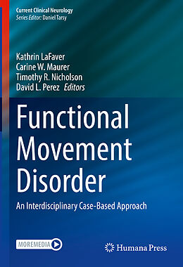 Livre Relié Functional Movement Disorder de 