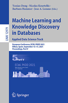 Kartonierter Einband Machine Learning and Knowledge Discovery in Databases. Applied Data Science Track von 