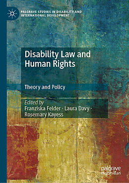 Livre Relié Disability Law and Human Rights de 