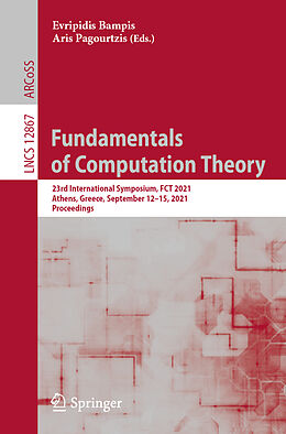 Kartonierter Einband Fundamentals of Computation Theory von 
