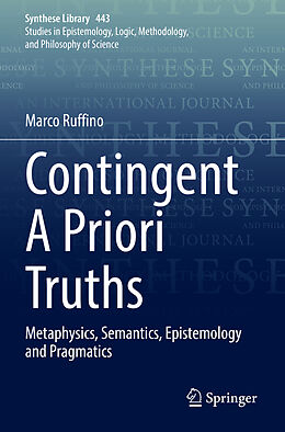 Couverture cartonnée Contingent A Priori Truths de Marco Ruffino