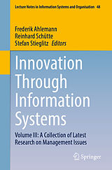 eBook (pdf) Innovation Through Information Systems de 