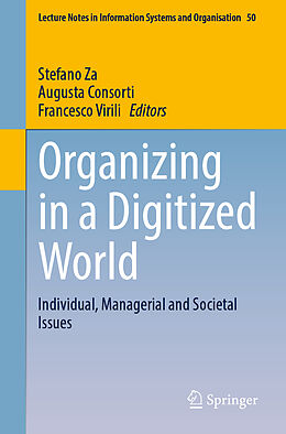 Couverture cartonnée Organizing in a Digitized World de 