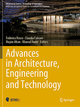 Couverture cartonnée Advances in Architecture, Engineering and Technology de 