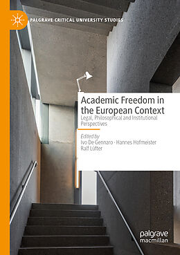 Couverture cartonnée Academic Freedom in the European Context de 