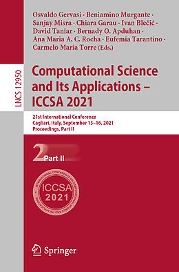E-Book (pdf) Computational Science and Its Applications - ICCSA 2021 von 